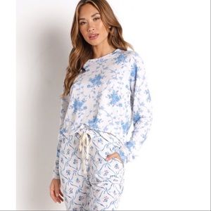 LoveShackFancy Stripe and Stare Sweatshirt XL NWT